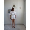 SHORT CROCHET L206 BLANC-TU