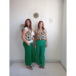 HAUT CROCHET J205 VERT-TU