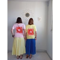 TSHIRT 25339 SOLEIL JAUNE-TU