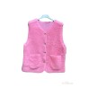 GILET MOUTONNE BLUSH-TU