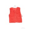 GILET MOUTONNE ORANGE-TU