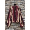 BLOUSE ANALLA BORDEAUX-TU