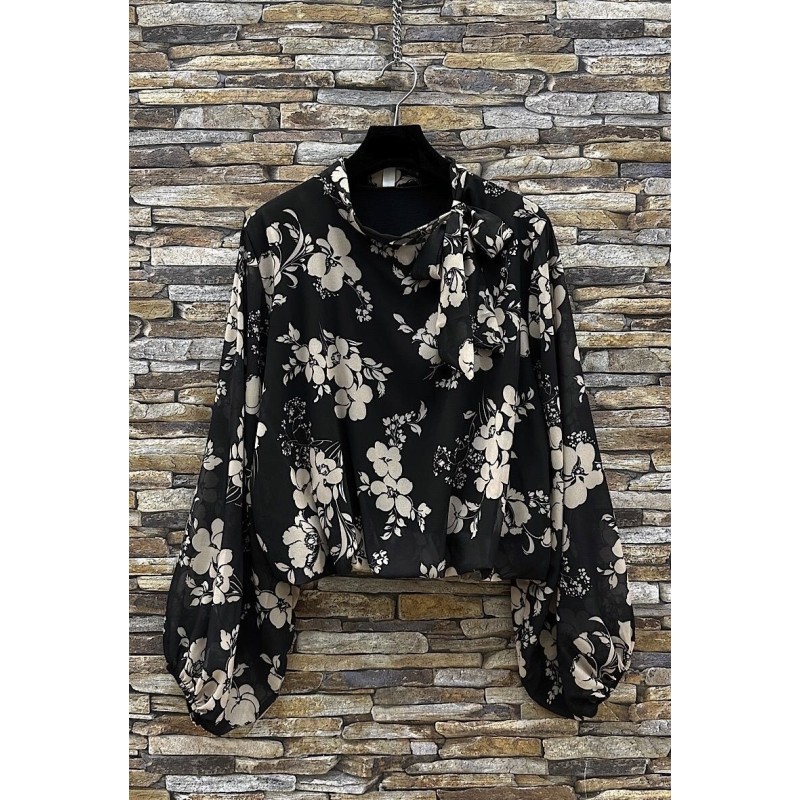 BLOUSE ANIELLA NOIRE-TU