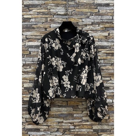 BLOUSE ANIELLA NOIRE-TU