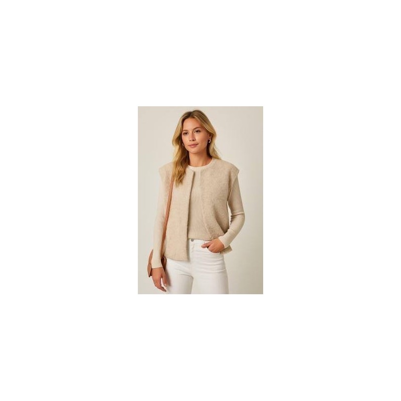 VESTE LOLA SS MANCHE BEIGE/TU