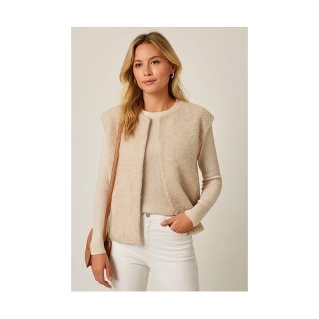 VESTE LOLA SS MANCHE BEIGE/TU